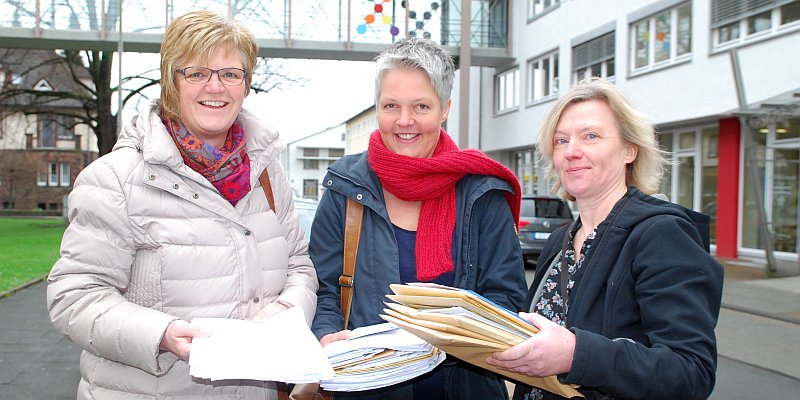 Heike Spier, Petra Reineke, Damiane Spier. Foto: jg